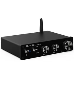 A12 Home Audio Amplifier Stereo Receivers Bluetooth 5.0 Mini HiFi Class D Int... - Picture 1 of 9