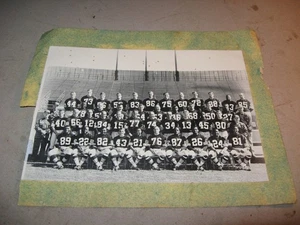 Seltener Original Fotoeinsatz von 1967 Green Bay Packers Team Foto Wimpel - Bild 1 von 4