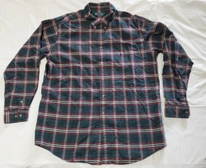 BEAN POLE Men Plaid Shirt Long Sleeve - Picture 1 of 6
