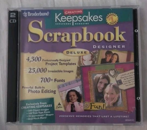 Creating Keepsakes Scrapbook Designer Deluxe PC CD print memories B2 - Bild 1 von 2