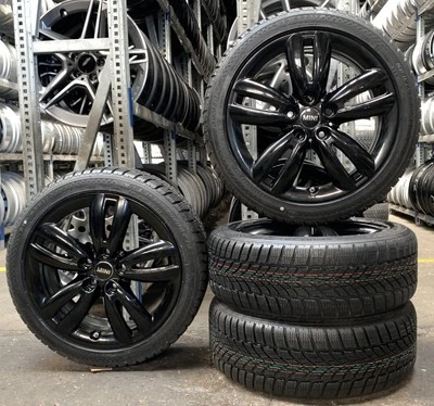 4 Orig MINI Winterräder JCW Track Spoke 501 205/45 R17 88V F55 F56 F57 6856057 2 - Bild 1 von 3