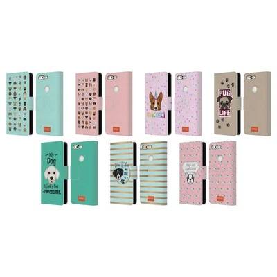 FUNDA BILLETERA LIBRO CUERO PERRO EMOJI® OFICIAL PARA TELÉFONOS GOOGLE Foto 1 de 4