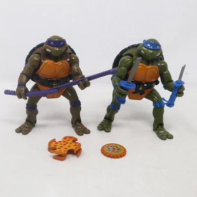 Vintage 1992 Teenage Mutant Ninja Turtles TMNT Mutatin Donatello Leonardo Retro - image 1 of 4
