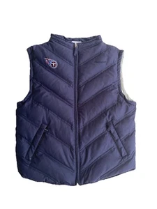 Chaleco de plumón Reebok Tennessee Titans para mujer XL azul logotipo bordado - Imagen 1 de 9