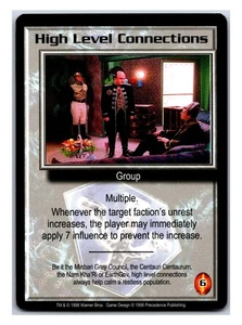 Babylon 5 - High Level Connections "Group" - CCG Card (1998) - Picture 1 of 2