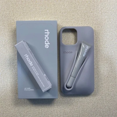 Funda Rhode "Brillo Labial Verano" y Silicona 3D Para iPhone 17 Pro Max 16 15 14 13 12 Foto 1 de 4