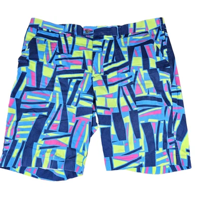 LOUDMOUTH Golf Shorts - Mens Size 42 - Abstract- Multicolor EUC - Image 1 of 4