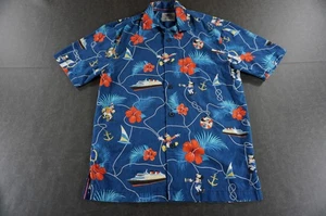 Tommy Bahama Disney Cruise Line Hemd Herren XS Seide Hawaii Mickey Mouse Goofy - Bild 1 von 13