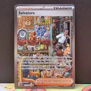 Salvatore 212/162 Temporal Forces Special Illustration Full Art Pokemon - Picture 1 of 2