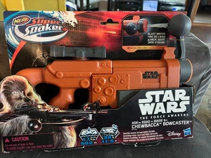 NERF Star Wars The Force Awakens Super Soaker Chewbacca Bowcaster NEW - Picture 1 of 2