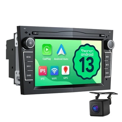 Android 13 Autoradio GPS Navi Navigation CarPlay Für Opel Astra H Corsa C Zafira - Bild 1 von 4