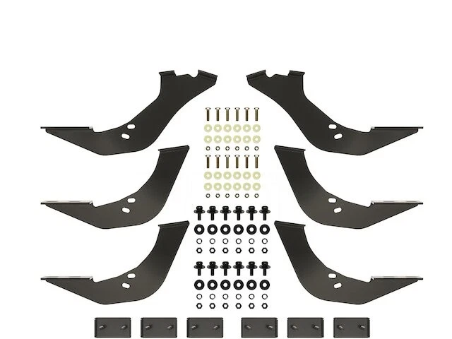 Kit de montaje de barra Step Nerf para 99-16 Ford F250 Super Duty F450 F350 F550 KP22W1 Foto 1 de 1