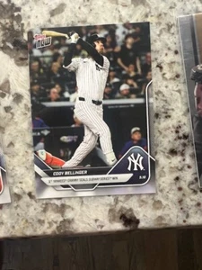 Tarjeta MLB 2025 TOPPS NOW NEW YORK YANKEES CODY BELLINGER #193 1er GRAND SLAM HR - Imagen 1 de 1