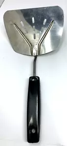 Vintage Foley Wide Curved Slotted Spatula Lifter Turner Flipper Stainless 11' - Picture 1 of 8