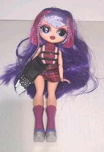 LOL SURPRISE OMG Shadow Winter Disco Purple Pink Hair 9" doll Outfit Boots - Picture 1 of 7