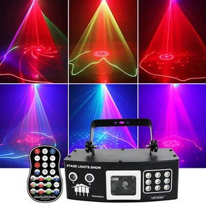 Fascio di animazione 12 occhi luce laser ktv luce stanza led flash atmosfera liBl - Foto 1 di 20