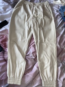 Zara Beige Leather Clothing for Women 