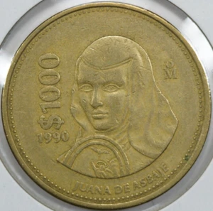 1990 Mexico 1000 Pesos (#2) - Picture 1 of 2