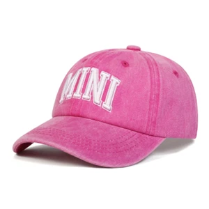 Unisex Parent Child 3D MAMA/MINI Embroidery Wash Baseball Caps Spring and Autumn - Picture 1 of 6