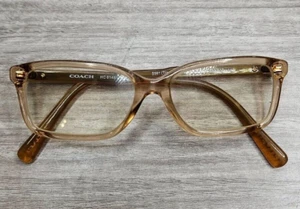 COACH HC 6145 5561 TRANSPARENT CHAMPANGE 51-15-140 EYEGLASSES Frames T22 - Picture 1 of 5