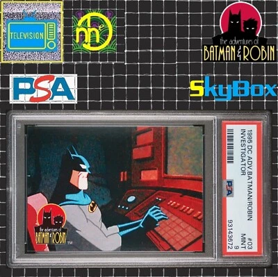 Skybox Adventures of Batman & Robin 1995 - #3 Investigator - PSA 9 como nuevo Foto 1 de 4