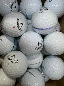 24 Callaway Chrome Soft X White 4A AAAA Near Mint Used Golf Balls - Picture 1 of 2