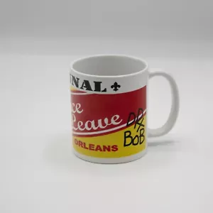 New Orleans "Be Nice Or Leave" Mug Cup Louisiana Outsider Folk Artist Dr Bob - Picture 1 of 6