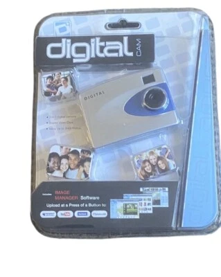 Sakar Point & Shoot 0.3 MP Digital Camera Blue Silver - Image 1 of 4