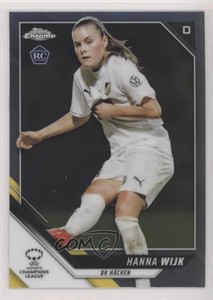 2021-22 Topps Chrome UEFA Women's Champions League Hanna Wijk #78 Rookie RC