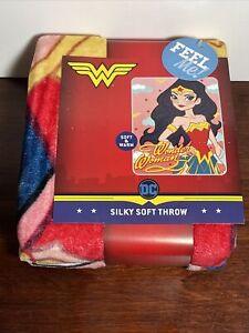 New Wonder Woman Silky Soft & Warm Throw Blanket 40”x50” Truth Love Strength