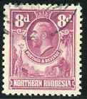 Northern Rhodesia 1925-29 SG.8 F/U