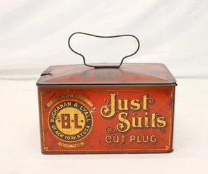 💥Escaso JUST TRAITS Enchufe de Corte Fumar y Masticar Tabaco Estaño Pantalla PUBLICIDAD💥 - Imagen 1 de 14