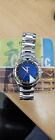 Vintage Fossil Blue AM3534 Men?s Stainless Steel Watch 2 Face Dial Color  Unworn