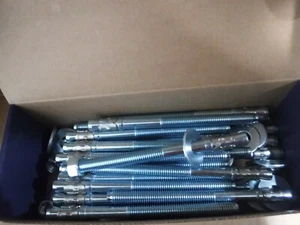 MIDWEST YOUR FASTENER -WEDGE ANCHORS- ZINC-1/2 in X 7 in. ( 25 COUNT.) - Picture 1 of 5