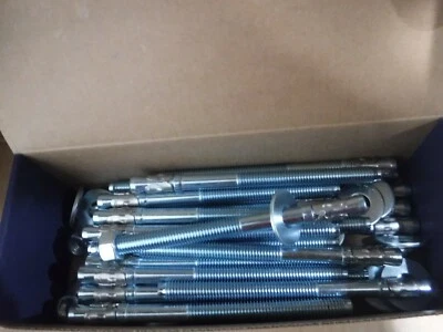 MIDWEST YOUR FASTENER -WEDGE ANCHORS- ZINC-1/2 in X 7 in. ( 25 COUNT.) - Image 1 of 4