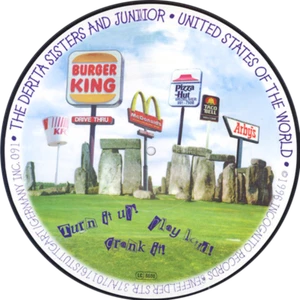 THE DERITA SISTERS AND JUNIOR United States Of The World (10") - Foto 1 di 2