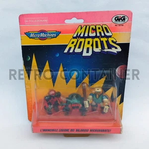 Vintage GALOOB MICRO MACHINES - Z-Bots ZBOTS 3x Figures Micro Robots MOC NEW - Imagen 1 de 1