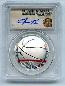 2020 P $1 Colorized Basketball Hall of Fame PCGS PR70DCAM FDOI Grant Hill - Picture 1 of 2