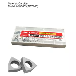 Asiento de cuña con inserción de carburo 20 piezas MW0603 WNMG06 (WNMM WNMG0603 WNMG06) para MWLNR/L - Imagen 1 de 4