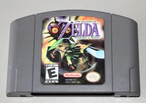 *Authentic Rare Grey Cart* Nintendo 64 N64 The Legend of Zelda Majora's Mask - Picture 1 of 3