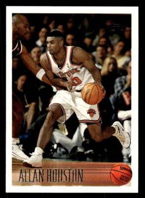 Allan Houston 1996 Topps #195   New York Knicks - Image 1 of 2