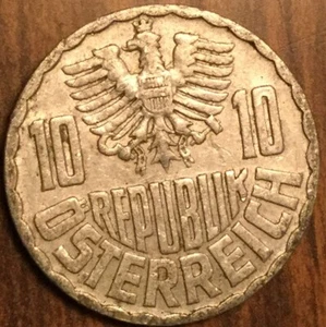 1951 AUSTRIA 10 GROSCHEN COIN - Picture 1 of 2