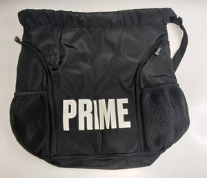 Prime Hydration Gym Bag Backpack Black White - Picture 1 of 17