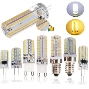 Dimmable LED Corn Bulb Light G9 G4 E12 E14 3014 SMD Replace Halogen Lamp Bright - Picture 1 of 26