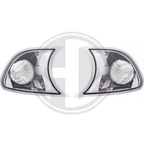 Coppia frecce anteriori TUNING Serie 3 E46 2001-2003 coupe' e cabrio cromate - Immagine 1 di 1