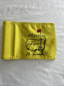 Jack Nicklaus The MASTERS Flag Signed! KY UK Wildcats Golf. Putting Green Flag - Picture 1 of 4