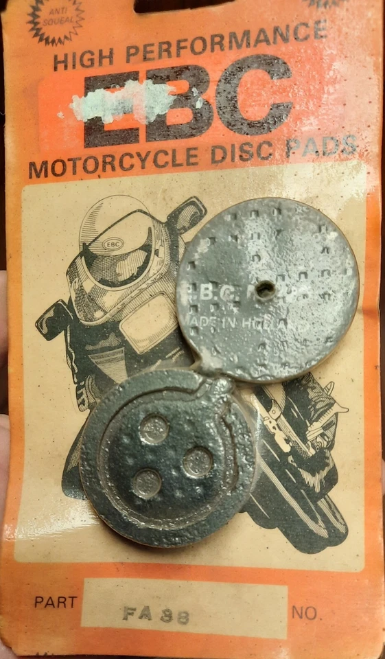 EBC - FA38 - Organic Brake Pads Suzuki GS 1000,GS 1000 E,GS 750 L,GS 850 G,GS 55 - Image 1 of 1