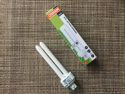 10x Osram Dulux 18W / 840 compact fluorescent 4PIN lamp Cool White G24q-2 D/E - Image 1 of 4