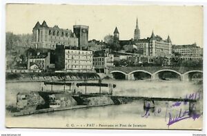 CPA-Carte postale-  France -Pau - Panorama et Pont de Jurançon - 1918 ( CP4384)