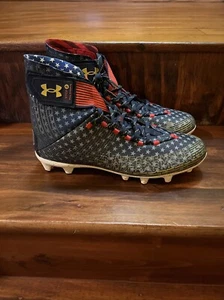 Zapato botín de fútbol Under Armour Highlight MC LE EE. UU. para hombre talla 10 3025740 100 nuevo - Imagen 1 de 8